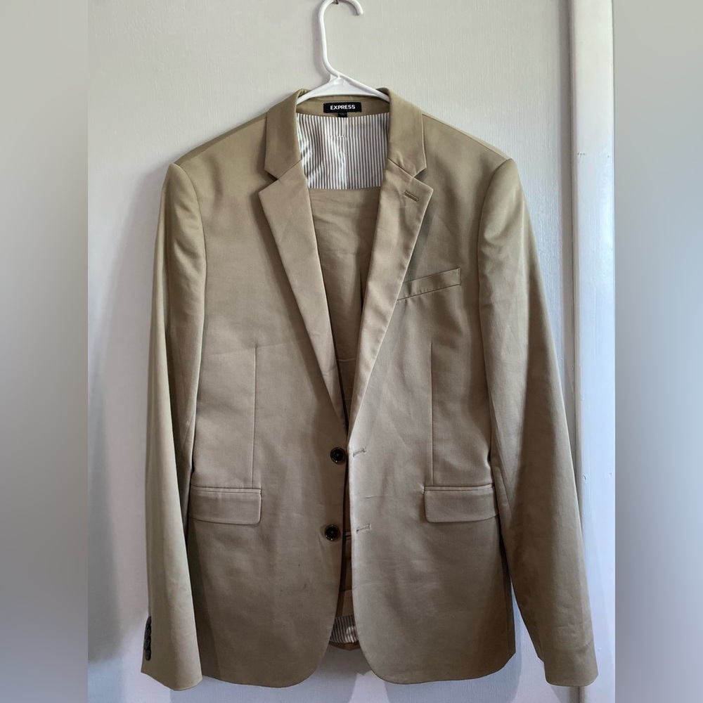 Express Tan Sport Coat Modern Fit